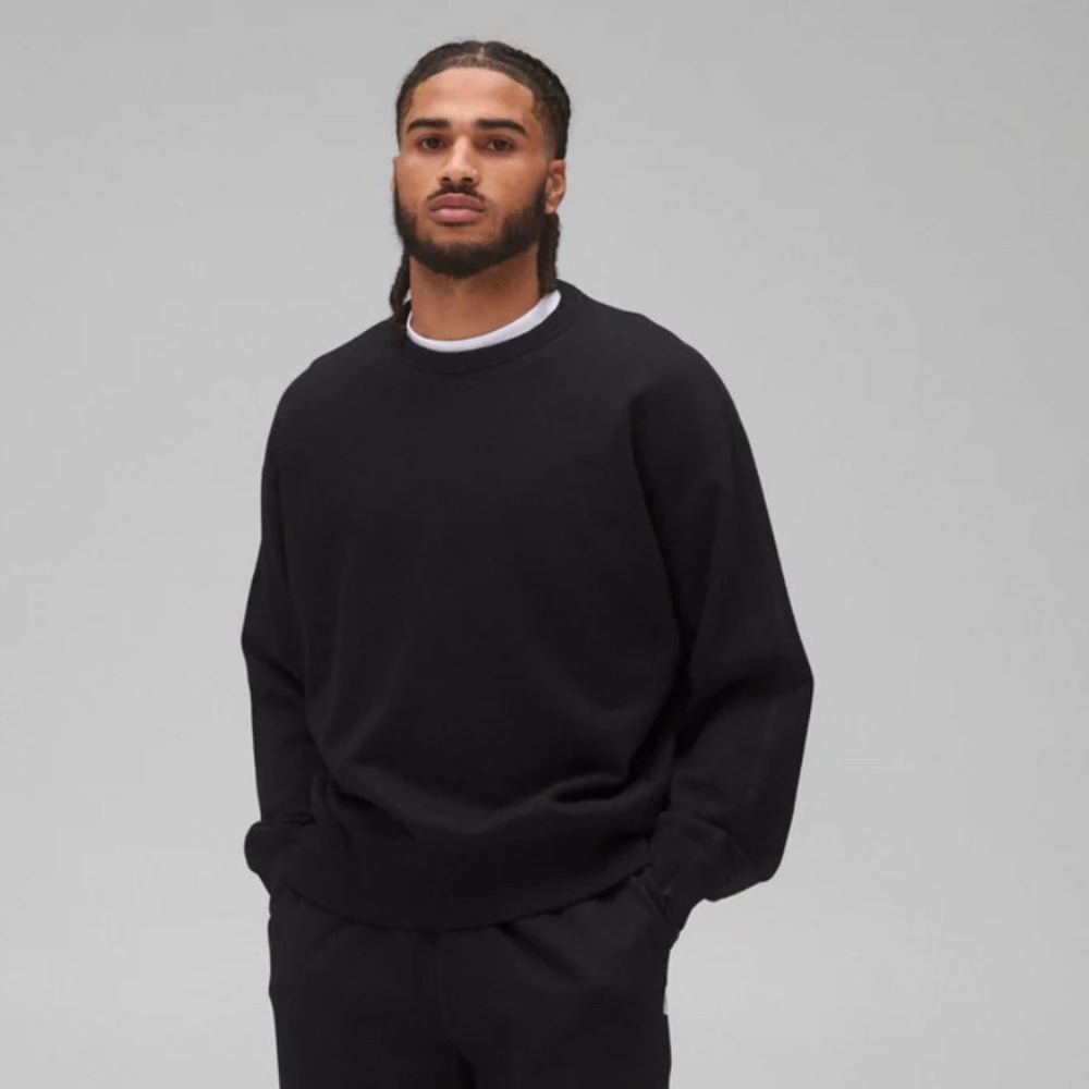 Reigning Champ Black Knit Pullover